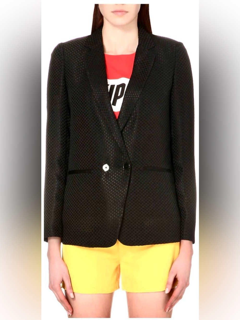 46 Sandro Paris Verica Textured Blazer